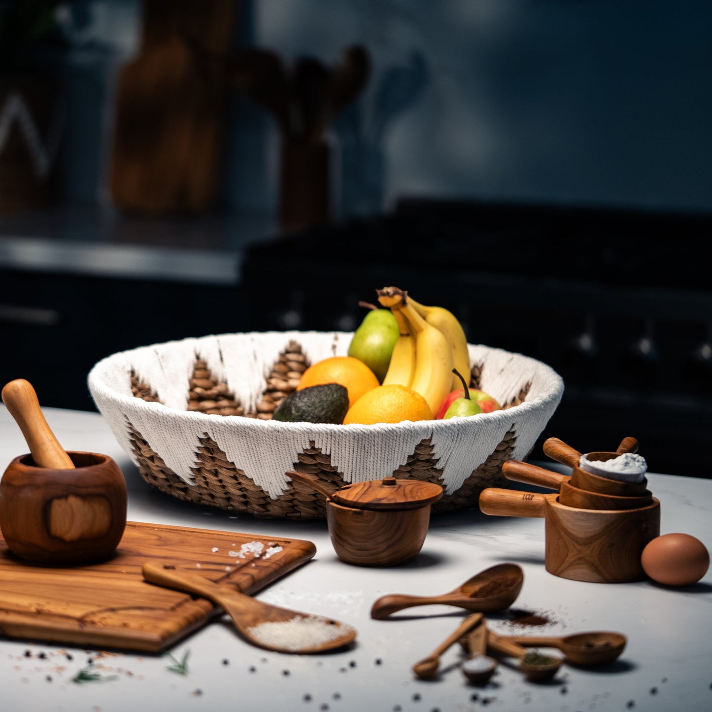 Each Teak salt keeper is a unique treasure that brings rustic charm and eco-friendly vibes to your kitchen.
9cm x 7cm