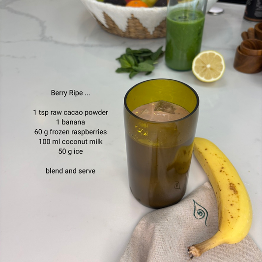 Upcycled Highball Glass Tumblers | set of 6 'Seaweed'