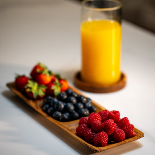 This teak tapas plate is Perfect for serving dips, snacks, sauces, or sides.
30cm x 10cm x 2cm