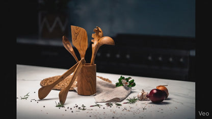 Teak Kitchen Utensil Set